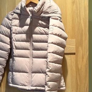 Peach Quilted Puffer Jacket - Women's